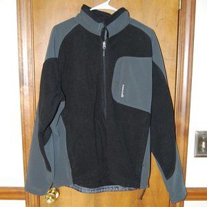 Avalanche weather sheild Men's Full Zip Fleece and nylon jacket size large
